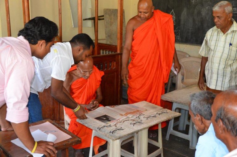 Reading glass donation